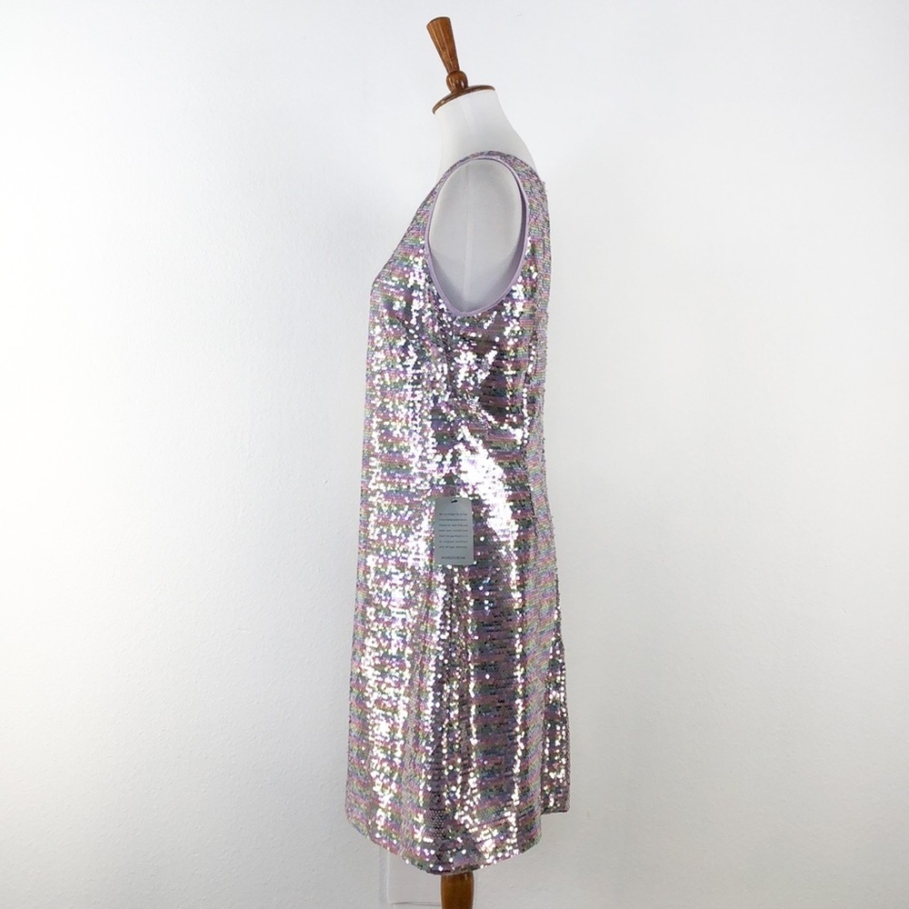 Vince Camuto Pink Sequin Sleeveless Sheath Dress - Picture 3 of 7